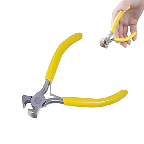 SHSHANLC 100mm ミニトップカッター 精密強力片刃ニッパー 小型手動工具 プラモデル・レザークラフト・DIY用 多機能ペンチ 軽量耐