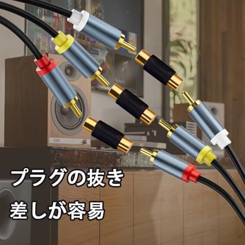 LeTradeJP RCA 延長アダプタ 10個セット 延長コネクタ メスメス 中継 コネクタ プ...