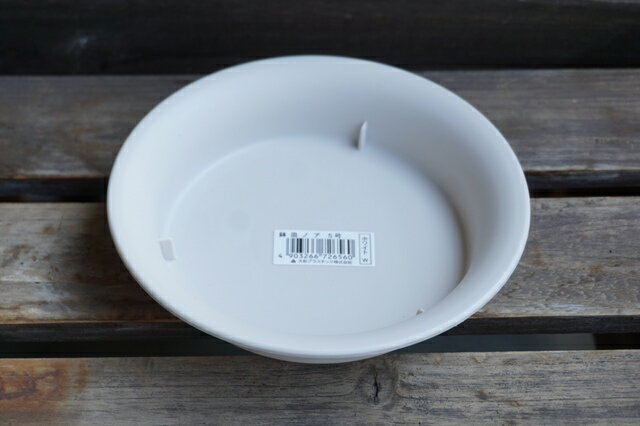 鉢皿ノア5号 ホワイト 白 受け皿 鉢