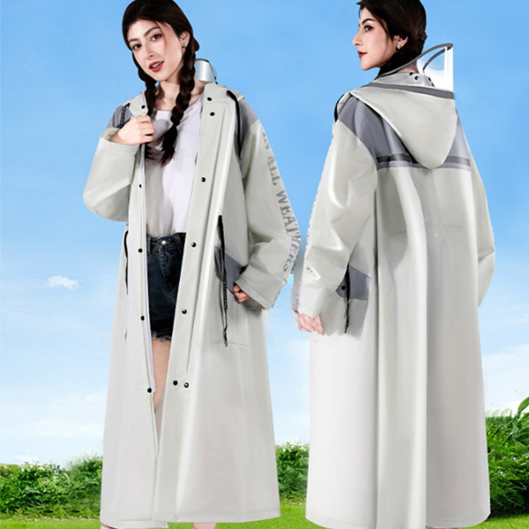 自転車 厚手 雨 レディース レインコート ジップアップ ロング丈 レインコート カッパ 雨具 防水 通学 通勤 アウトドア 撥水 軽量 膝が濡れない 合羽 通勤 通学 安全 母の日 保育園の送迎