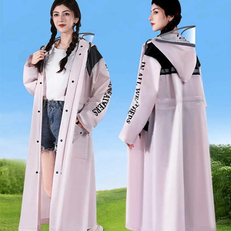 自転車 厚手 雨 レディース レインコート ジップアップ ロング丈 レインコート カッパ 雨具 防水 通学 通勤 アウトドア 撥水 軽量 膝が濡れない 合羽 通勤 通学 安全 母の日 保育園の送迎