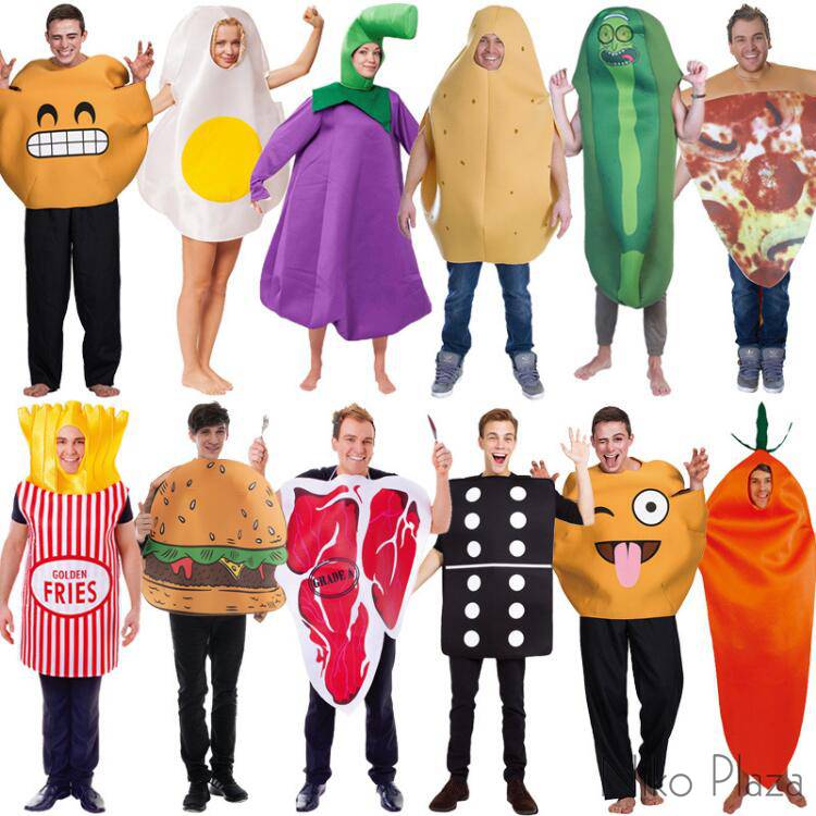 コスチューム 変装 食べ物 ハロウイン 仮装 ファストフード おもしろい カップル 大人用 フード ハンバーガー ポテトフライ ピザ 絵文字 ジャガイモ ブーメラントマト パイナップル ハロウィン コスプレ ハロウィーン衣装 Halloween変装
