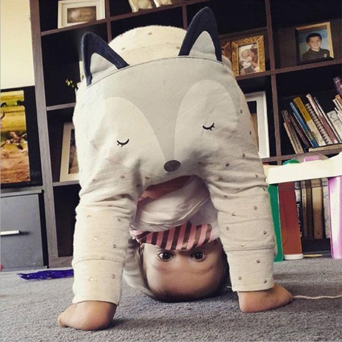 ベビー 女の子 男の子 ボトムス アニマル パンツ ロングパンツ オールシーズン70cm 80cm 90cm 100cm