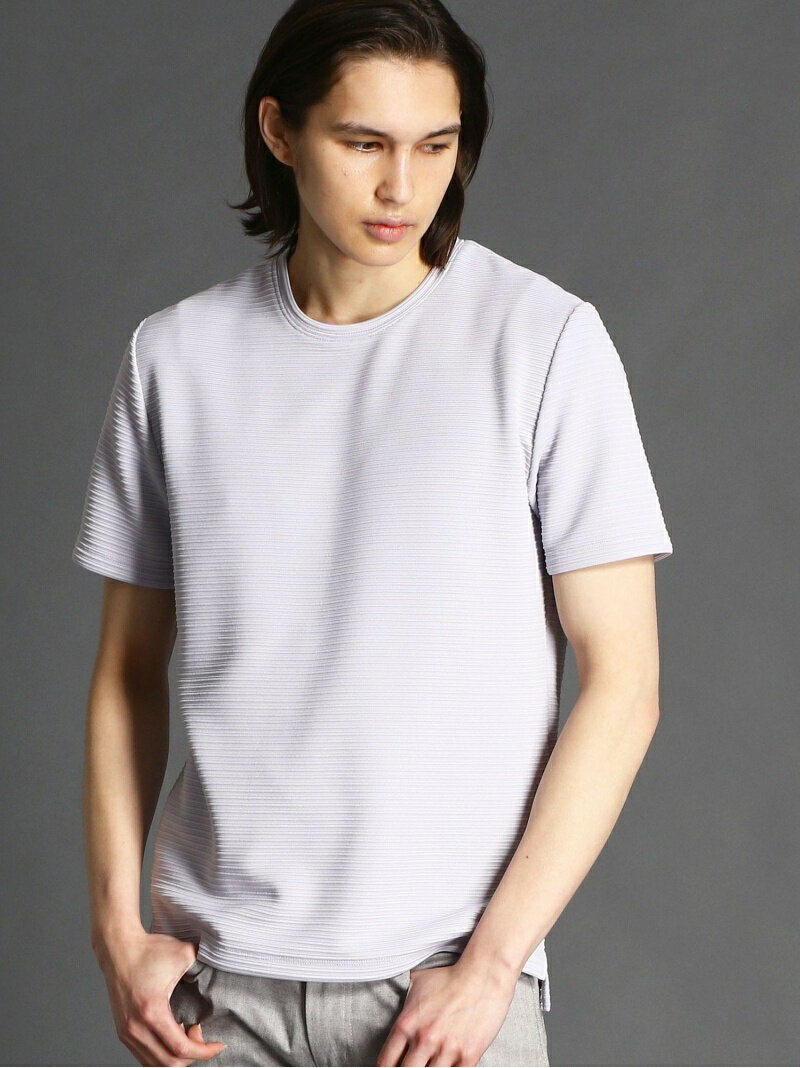 【SALE／20%OFF】タックボーダーTシャツ MONSIEUR NICOLE ニコル トップス カットソー・Tシャツ ホワイト ブルー グレー ブラウン【RBA_E】【送料無料】[Rakuten Fashion]のサムネイル