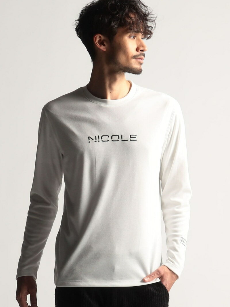 ShJTVc NICOLE CLUB FOR MEN jR gbvX ̑̃gbvX zCg O[ ubNyz[Rakuten Fashion]