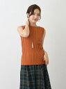【SALE/44%OFF】リブニットタンクトップ NICOLE white ニコル クラブ トップス ニット ブルー オレンジ グレー ホワイト ブラック イエ...