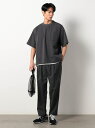 【SALE/30%OFF】ポイントタッチストレッチ素材セットアップ上下+メッシュバッグ 3点セット Grand PARK NICOLE ニコル トップス シャツ...