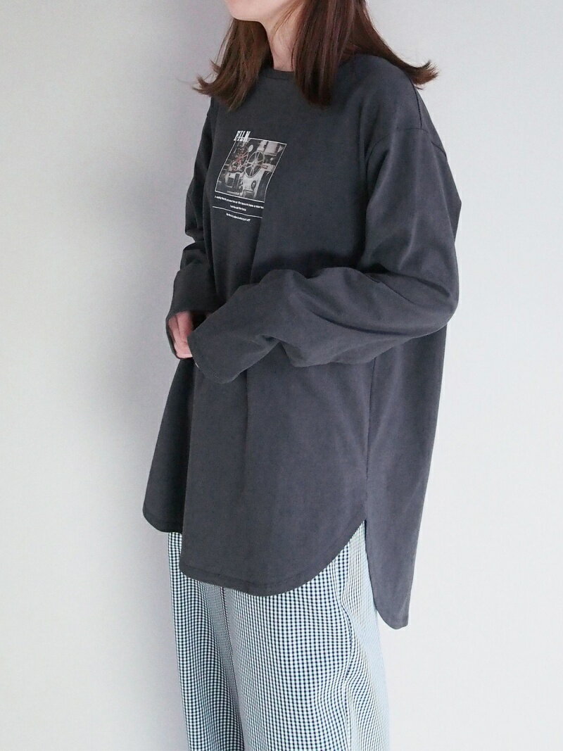 【SALE／30%OFF】チュニックロングスリーブTシャツ NICOLE CLUB ニコル クラブ トップス その他のトップス グレー ブルー ホワイト【RBA_E】[Rakuten Fashion]のサムネイル