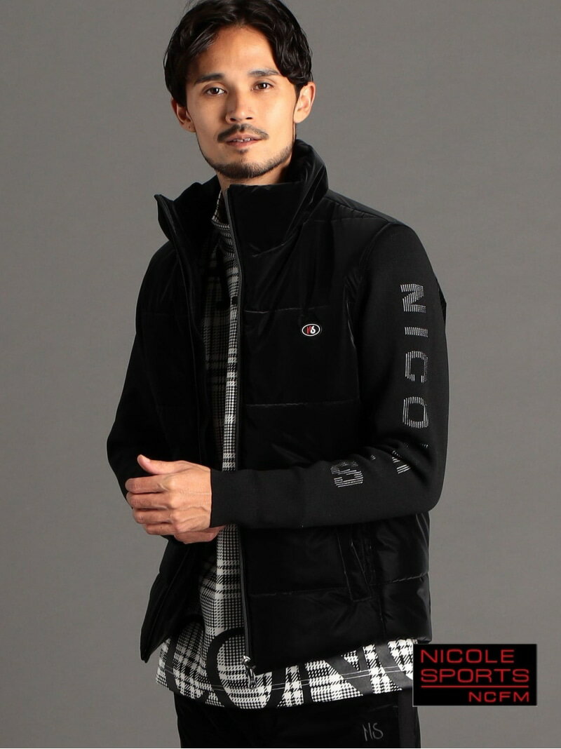 yNICOLE SPORTSz3DtFCNU[jbgȃu] NICOLE CLUB FOR MEN jR WPbgEAE^[ ̑̃WPbgEAE^[ ubN O[yz[Rakuten Fashion]