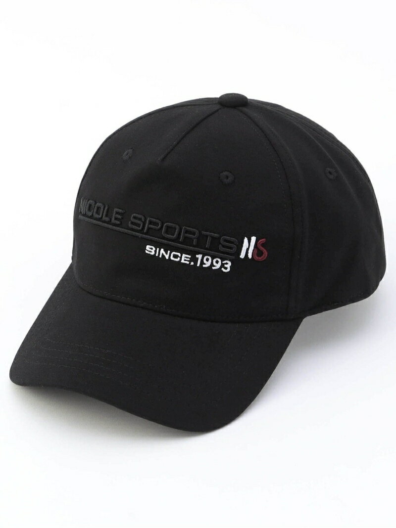 【SALE／30 OFF】【NICOLE SPORTS】厚盛立体刺繍ロゴCAP NICOLE CLUB FOR MEN ニコル 帽子 その他の帽子 ブラック ホワイト ネイビー【RBA_E】【送料無料】 Rakuten Fashion