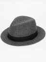 アラカルトハット NICOLE CLUB FOR MEN ニコル 帽子 その他の帽子 ブラック グレー【先行予約】*【送料無料】[Rakuten Fashion...