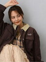 【SALE/30%OFF】コーデュロイブルゾン NICOLE CLUB ニコル クラブ ジャケット・アウター その他のジャケット・アウター ブラック カーキグリ...