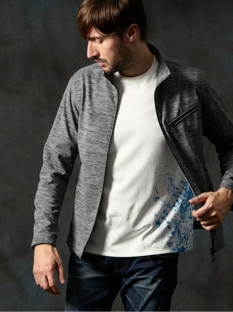 【予約商品について】 ※「先行予約販売中」「予約販売中」をご注文の際は予約商品についてをご確認ください。■重要なお知らせ※ 当店では、ギフト配送サービス及びラッピングサービスを行っておりません。ラッピング・ギフト配送について同時に複数の商品を注文された場合メーカー希望小売価格について置き配についてご利用ガイドNICOLE（ニコル）メランジダブルフェイスジップアップブルゾン■デザイン衿を低くすることで首周りをシャープにみせるスタンドジップブルゾンになります。脇接ぎを前に持ってくることによる視覚効果ですっきりシャープな印象に仕上げました。シンプルなデザインですが、左胸のファスナーポケットがアクセントになっています。ハリコシのあるダブルフェイスジャカードのカットソー素材を使用することで伸縮性に優れた着心地の良い軽アウターに仕上げました。■サイズウエストシェイプをいれた綺麗なシルエット、細身のサイズ感です。■素材先染めダブルフェイスメランジジャカ-ドのカットソーになります。ハリコシがありながら、伸縮性に富んだ素材になります。※29(グレー)は、グレー×ブラックカラーのメランジになります。　46(カーキ)は、カーキ×ブラックカラーのメランジになります。　60(ブルー)は、ピーコックブルー×ブラックカラーのメランジになります。伸縮性：あり生地の厚さ：ふつう■注意点生地の性質上、摩擦によりピリングが起こることがあります。着用時及びクリーニング等の取り扱いに御注意ください。※画像の商品はサンプルです。実際の商品とは仕様・加工・サイズ・素材が若干異なる場合がございます。※掲載画像の商品の色味は、撮影場所や光の当たり具合などにより色味が異なって見える場合がございます。商品の色味は、生地アップの画像をご参照ください。また、お客様のお使いのPC・スマートフォン等のモニター環境などにより色味が異なって見える場合がございます。予めご了承の上ご注文ください。※着用モデル身長182cmB89cmW75cmH90cm着用サイズ48型番：5465-9901-29-46 PP8892【採寸】サイズバスト着丈肩幅袖丈46(M)100.0cm64.0cm43.5cm60.0cm48(L)106.0cm64.0cm45.5cm60.5cm50(LL)111.0cm68.0cm48.5cm60.5cm商品のサイズについて【商品詳細】中国素材：本体：ポリエステル99％　ポリウレタン1％　別布：ポリエステル100％サイズ：46(M)、48(L)、50(LL)手洗い※画面上と実物では多少色具合が異なって見える場合もございます。ご了承ください。商品のカラーについて