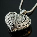 YBB022【★SALE!!】【★ハート&ハート.リバーシブルペンダントネックレス 】アラジンハートネックレス巾着入り 素敵 ステキ 可愛い かわいい おしゃれ...