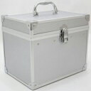 A514 ※最安値に挑戦!!【 特大アルミBOX 】 シルバー メーク ボックス 鏡付き 中皿付き ツールボックス 化粧 道具入れ コスメ ボックス メイク ボックス 手品 マジック ボックス マジシャンズ ボックス バイスクル トランプコレクションボックス 特大 アルミ ボックス