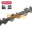 オレゴン OREGON 21BPX-80EJ ソーチェン カットチェン 替え刃 ピッチ.325" ゲージ0.058” コマ数80 コトロールカット 21BPX80EC 純正品 マキタ スチール ゼノア 共立 シングウ 新ダイワ