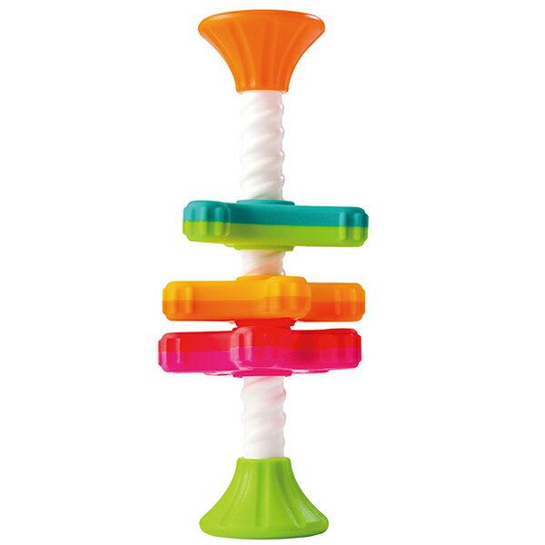 3つのスピナーが回転しながら下に落ちていきます。逆さまにするとまた回転スタート。小さな手でも持って遊べます。■サイズ：直径20cm■対象年齢：0歳～■メーカー：ドリームブロッサム■メーカー国：日本■生産国：中国■素材：ABS　知育玩具 0歳...