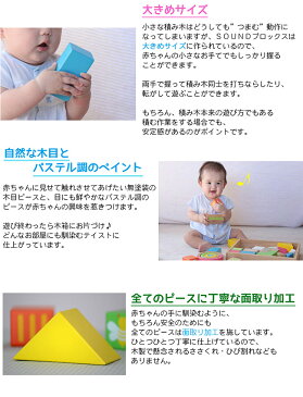 送料無料 積み木 ブロック パステル 1歳 2歳 3歳 エデュテ SOUNDブロックス Large|木のおもちゃ 木製 赤ちゃん 出産祝い 誕生日プレゼント 男の子 男 女の子 女 子供 子ども 一歳 オモチャ 知育玩具 こども 幼児 クリスマス プレゼント クリスマスプレゼント ベビー 玩具知育