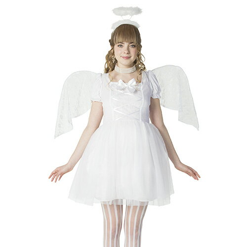 ロマンティックエンジェル Ladies 女性用 女性向け 大人用 コスチューム コスプレ 衣装 仮装 ハロウィン ハロウィーン レディース かわいい|ハロウイン コスプレ衣装 大人 ハロウィン衣装 衣装大人 ハローウィン ワンピース 天使 天使の羽 天使の羽根 ハロウィンコスチューム