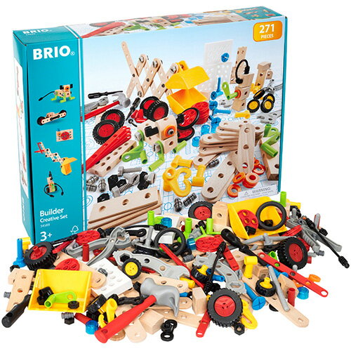 Brio 3歳 ブリオ 乗用玩具 ビルダー クリエイティブセット 知育玩具 3歳 4歳 4歳 5歳 木のおもちゃ 木製 誕生日プレゼント 誕生日 男の子 男 女の子 女 こども おもちゃ 子供 オモチャ ギフト 木製玩具 子ども 玩具 プレゼント 大工 組み立てる キッズ