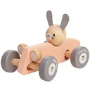 プラントイ バニーレーサー パステル 車のおもちゃ 木のおもちゃ 赤ちゃん 木製 出産祝い ベビー 誕生日プレゼント 誕生日 男の子 男 女の子 女 1歳 2歳...