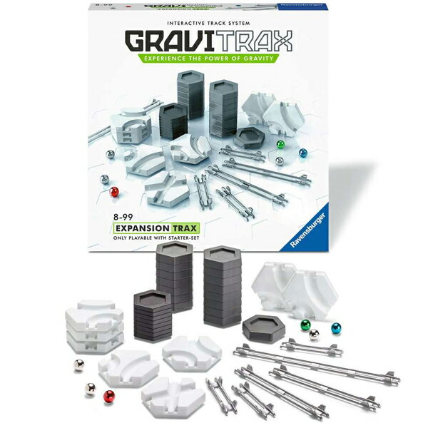 ラベンスバーガー　GraviTrax 拡張セット トラックセット 　玉の道 スロープ 誕生日 誕生日プレゼント 男の子 男 女の子 女 木製 子供 転がる 知育玩具 クーゲルバーン ビー玉 転がし ボール 落とし クリスマスプレゼント