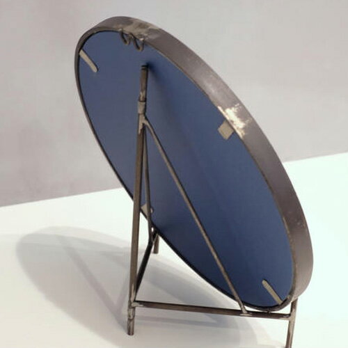 ウエストビレッジ ROUND MIRROR L インテリア 雑貨 壁掛け 鏡 ミラー おしゃれ 円形 置き スタンド 卓上 クリスマスプレゼント