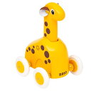 ブリオ プッシュ&ゴー キリン 車のおもちゃ 1歳 2歳 3歳 子供 誕生日プレゼント 男の子 男 誕生日 車玩具 出産祝い 乗り物 幼児 海外 室内 玩具 赤...