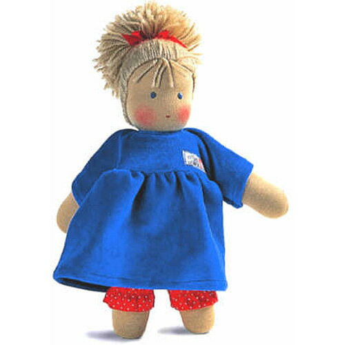 送料無料 抱き人形 シルケ シルケ人形 ロッテちゃん・青 子供 ドイツ 誕生日プレゼント 誕生日 女の子 女 出産祝い 2歳 3歳 4歳 キッズ ギフト 人形あそび お人形 クリスマスプレゼント クリスマス クリスマスプレゼント