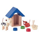 プラントイのドールハウス「PlanDollhouse」シリーズのペットのセットです。イヌ、ネコ、ウサギ、エサ皿、小屋がセットになっています。■サイズ：8×5.6×8.6cm（犬小屋）■対象年齢：3歳　4歳　5歳■メーカー：PLANTOYS(プラントイ) ■メーカー国：タイ■生産国：タイ■材質：木製（ゴムの木）　【キーワード】クリスマス ドールハウスキット 家具　PLANTOYS(プラントイ)　PlanDollhous ペットアンドアクセサリー　木のおもちゃ 木製 子供 女の子 お誕生日 誕生日プレゼント 誕生日 男の子 女の子 出産祝い 3歳 4歳 5歳当店からのメールが届いていないお客様へドールハウスキット 家具 3歳 4歳 5歳 子供 キッズ お誕生日 誕生日プレゼント 誕生日 女の子