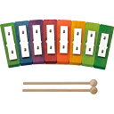送料無料 楽器 音楽 デコア社 レインボーグロッケン・ダイアトニック8音 鉄琴 3歳 4歳 5歳 打楽器 木製 誕生日プレゼント 女の子 男の子 玩具 音の出る...