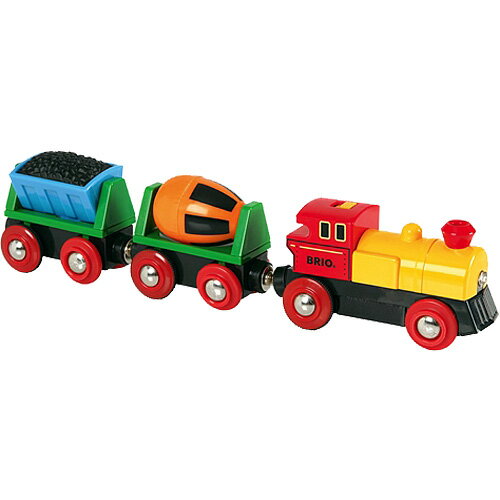 BRIO ブリオ レール バッテリーパワーアクショントレイン |列車 ギフト 北欧 おもちゃ 三歳 四歳 五歳 乗り物 安心 幼児 玩具 オモチャ 木のおもちゃ 木製レール 男の子 誕生日プレゼント 3歳 4歳 5歳 子供 レールセット