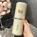 歯ブラシケース 携帯用 歯磨きコップ 旅行 歯ブラシカップ 柄付き 歯磨き粉ボックス 洗面用具収納 防水 多機能 収納容器 軽量 旅行小物 外出 トラベル 出張 ポータブル 携帯便利 男女兼用