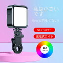 撮影用ライト 照明 持ち運び ライト 自撮りライト クリップ式 スマホライト USB充電式 女優ライト 配信用ライト youtube撮影用ライト コンパクト ビデオライト 高輝度 高演色 3色モード スマホ/パソコン/ノートpc用 夜間撮影/オンライン会議/zoom/在宅勤務/リモートワーク用