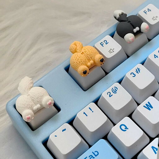 送料無料 キーキャップ キーボード キーキャップ かわいい コーギー犬の尻型 Keycap カスタムゲームキーキャップ Cherry MX Switchメカニカルキーボードのキーキャップ デスクトップPC用キーボード 3色 送料無料 キーキャップ キーボード キーキャップ かわいい コーギー犬の尻型 Keycap カスタムゲームキーキャップ Cherry MX Switchメカニカルキーボードのキーキャップ デスクトップPC用キーボード 3色