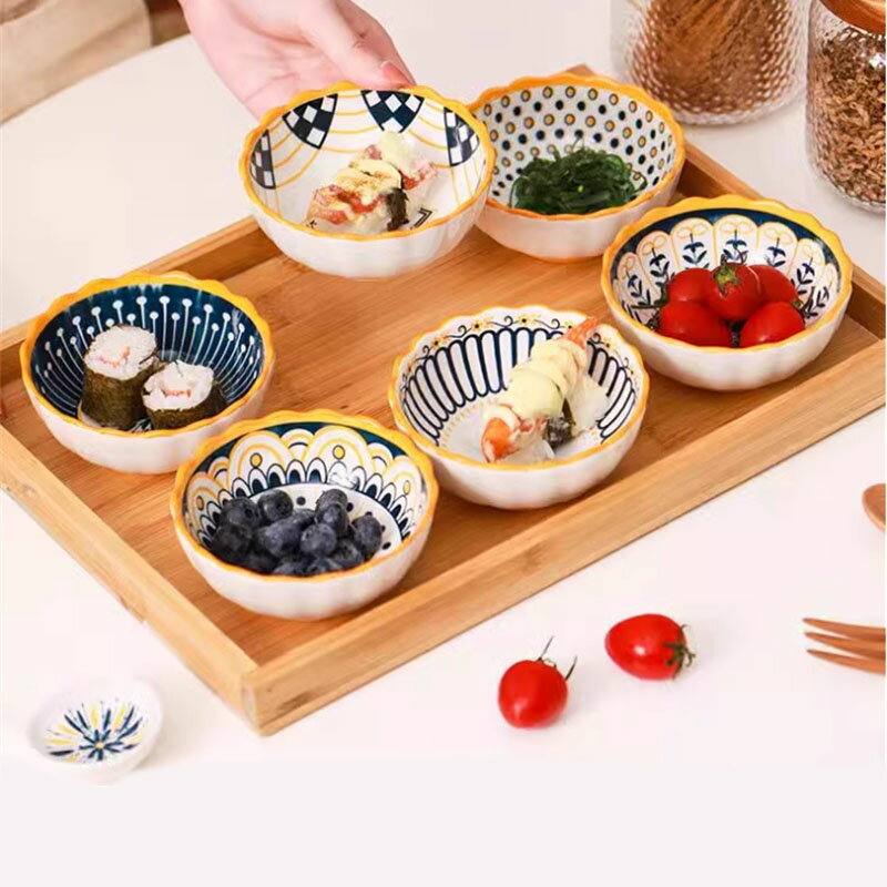 【送料無料】ソースプレート 小皿 皿 トレー 醤油 セラミック デザート 多目的 豆皿 前菜 お菓子 テー..