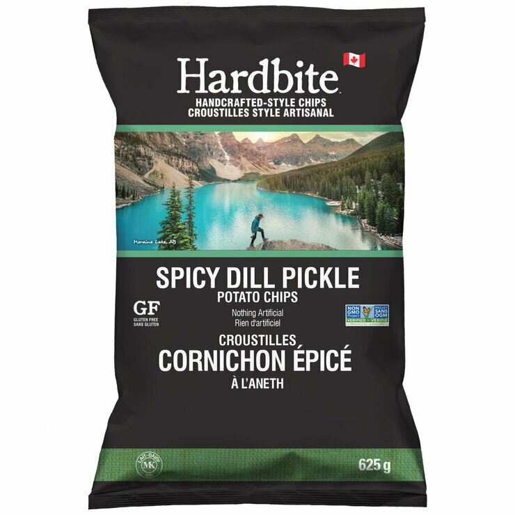 ハードバイト スパイシーディル　ポテトチップス 625g Hardbite Spicy Dill Potato Chips 625g