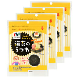 【送料無料】海苔のうつわ（のりカップ16枚入）　4袋セット【代引き不可・ネコポス】