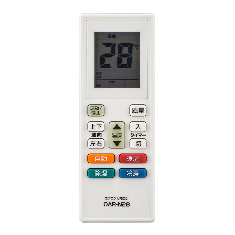 樂天商城 - 【売れ筋】オーム電機 エアコン用 リモコン OAR-N28【信頼のOHMブランド】 JAN/4971275814790
