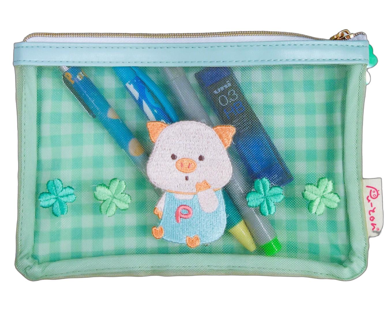 樂天商城 - 【人気商品】【ぷーとん】メッシュポーチ マルチポーチ ポーチ 豚 内藤デザイン研究所 JAN：4990795049901