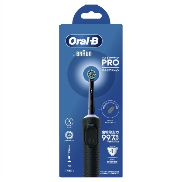 電動歯ブラシ P&G ブラウン BRAUN 電動歯ブラシ Oral-B（オーラルB）すみずみクリーン PRO マルチアクション JAN/4210201438373【 歯ブラシ 】