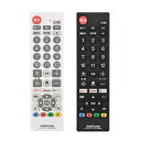 オーム テレビ専用 AudioComm シンプルテレビリモコン TVリモコン 汎用 AV-R580N OHM ブラック/ホワイト JAN/4971275359215/4971275359222