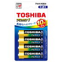 東芝 新 アルカリ乾電池 単3形 4本パック ブリスター 防災グッズ JAN/4904530027369