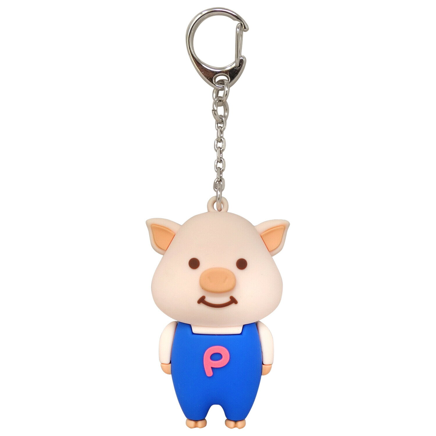 樂天商城 - 【ぷーとん】 キーチェーン マスコット デニム 立ち 豚 内藤デザイン研究所 JAN/4990795044449