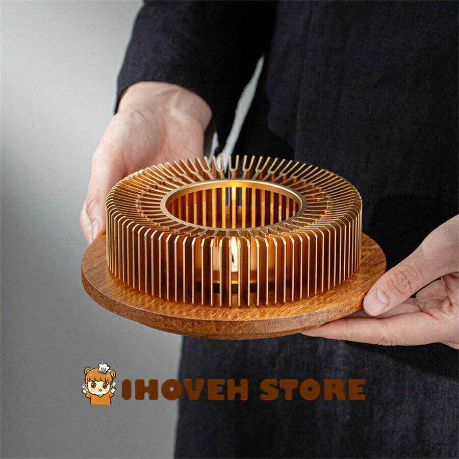 ティーポットウォーマー 中サイズ 紅茶 ウォーマー 直径約110mm ティーポット キャンドル ウォーマー ティーポット 美しい光を作り出します ティーウォーマー 缶詰をそのまま温められる シンプル 保温 お茶 紅茶 コーヒー フォンデュ 火? チーズフォンデュ