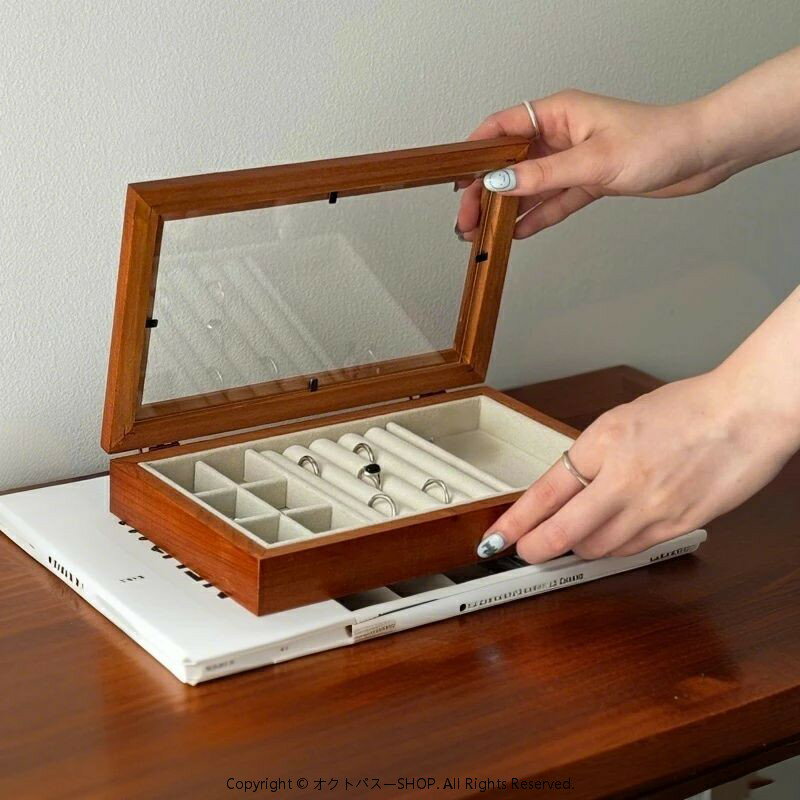 天然木 アクセサリーケース 収納ボックス 高級 ジュエリーボックス アクセサリー収納 アクセサリーケース アクセサリー ジュエリー ボックス 収納 木製 大容量 引き出し 指輪 ネックレス イヤリング ピアス