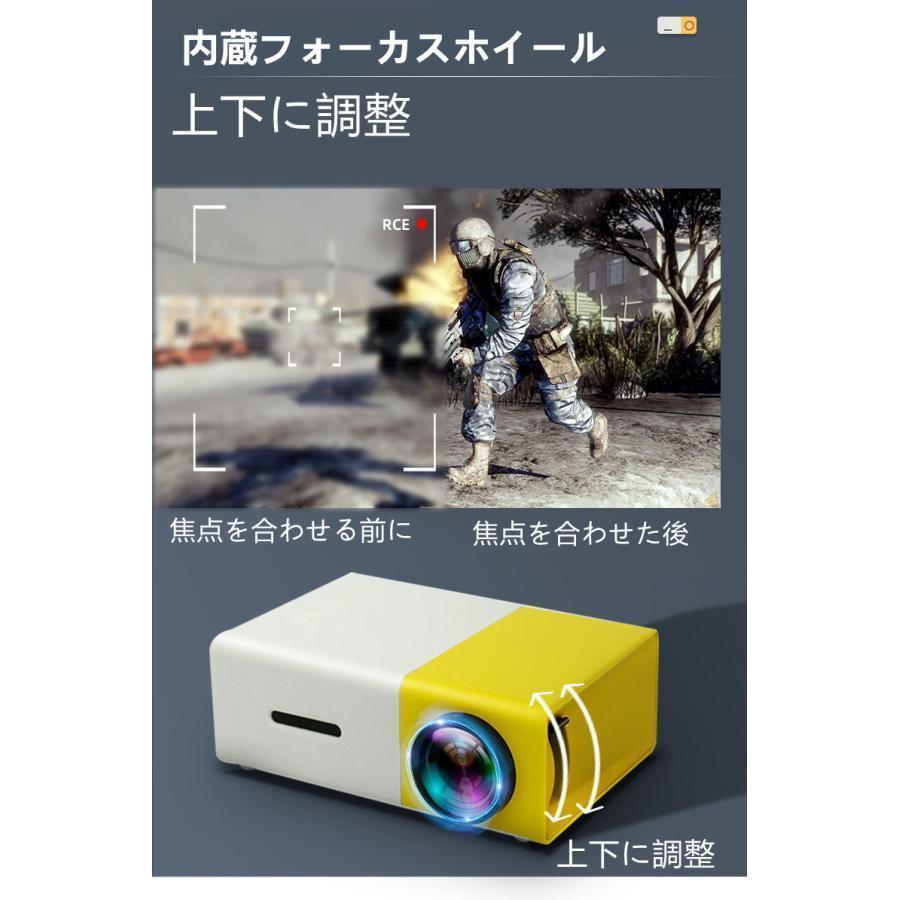 nico parkのプロジェクター 小型 高画質 Led投影機 家庭用Min Projector Led光源、軽便携帯式、ホームシアター パソコ ン など接 タブレット スマホ｜アングル3