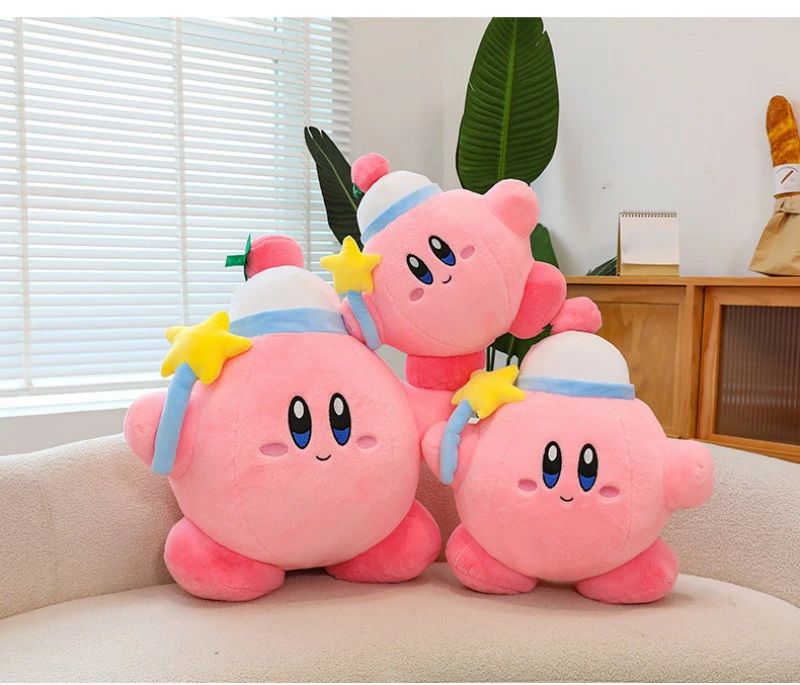 魔法使い ふわふわ グッズ 添い寝 インテリア クッション キャラクター 大きい お昼寝 癒し系 星之カ比 大人もOK お祝い 可愛い 星のカービィ カービィ人形 誕生日ギフト 人形 [3]