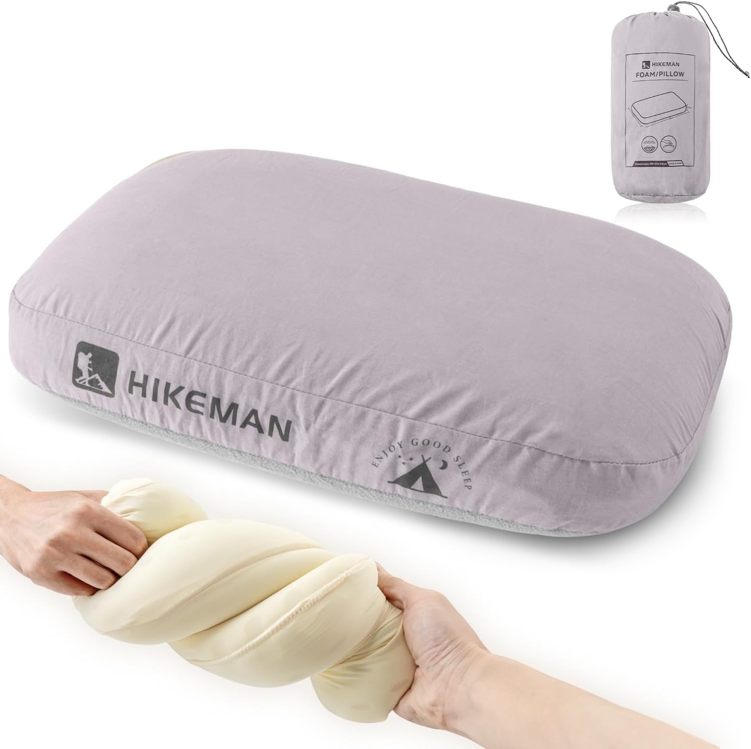 キャンプ 枕 キャンプ枕 携帯枕 最強 ウレタン コンパクト カバー洗える 通気性 オ...