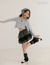 予約ZC スカート skirt フリル キッズ 大人 レディース 女の子 小学生 キッズ 韓国子供服 海外ファッション Z'an CLOVER 韓国ブランド ...